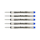 Pack of 5 Retro 51 REF57P (REF5P) Capless Rollerball Refill Tornado Pens, Blue - iPenStore