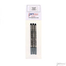 Pk/3 Schmidt P8126 Short Capless Rollerball Refill, Black, Fine 0.6 mm