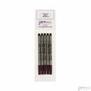 Pack of 5 Retro 51 REF5P-B Capless Rollerball Refills for Tornado Pens, Black