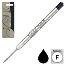 Parker QuinkFlow Ballpoint Refill, Black Fine, 0.8 mm - iPenStore
