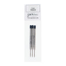 Pk/3 Parker QuinkFlow Ballpoint Refills, Black Medium, 1.0 mm