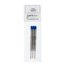 Pk/3 Parker QuinkFlow Ballpoint Refills, Blue Medium, 1.0 mm