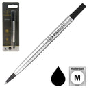 Parker Rollerball Refill, Black Medium 0.7 mm