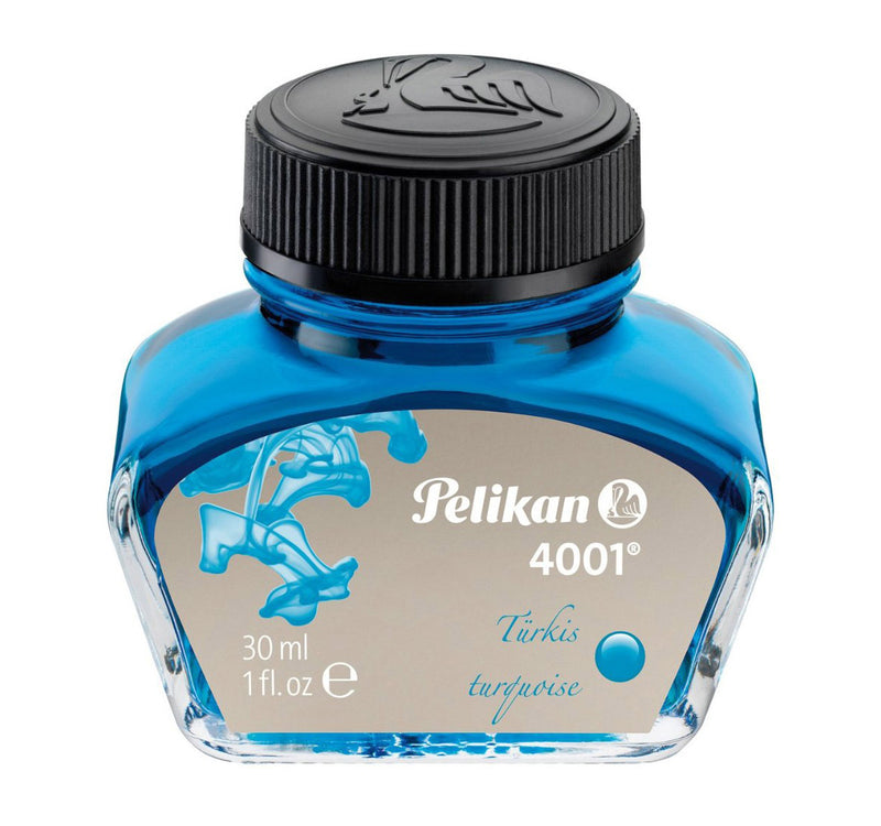 Pelikan 30 ml Bottle 4001 Fountain Pen Ink, Turquoise