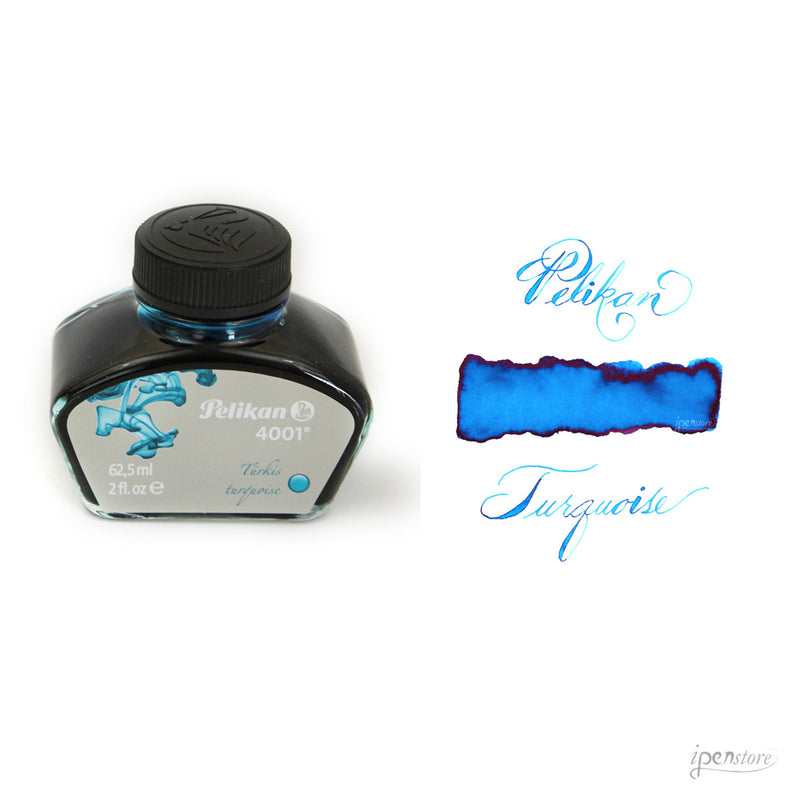 Pelikan 62.5 ml Bottle 4001 Fountain Pen Ink, Turquoise