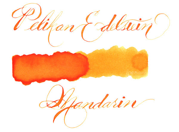 Pelikan Edelstein 50 ml Bottle Fountain Pen Ink, Mandarin Orange