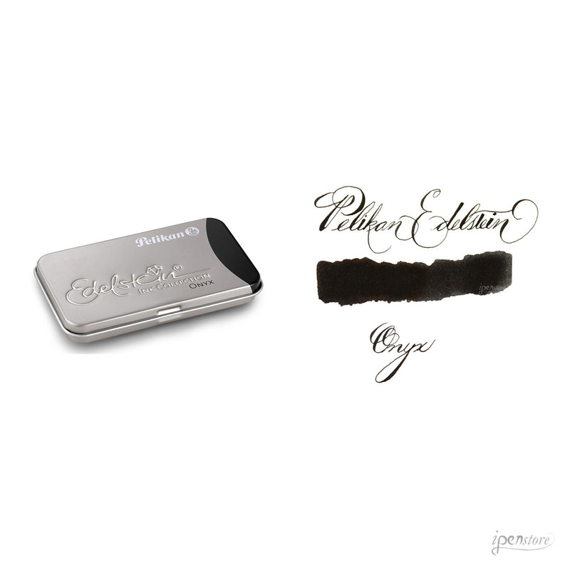 Pk/6 Pelikan Edelstein Fountain Pen Ink Cartridges, Onyx Black