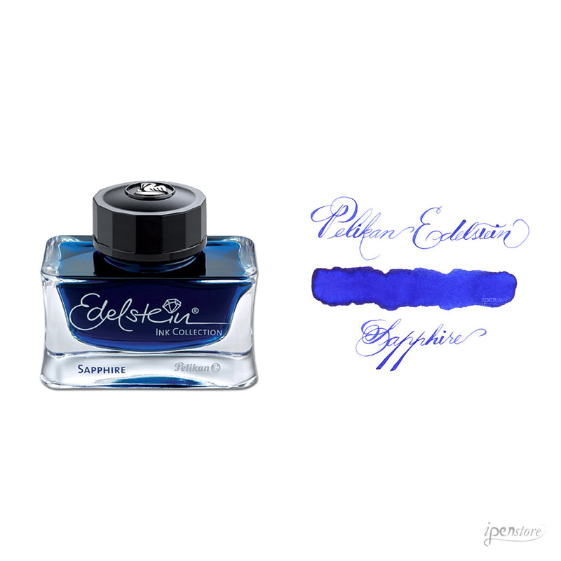 Pelikan Edelstein 50 ml Bottle Fountain Pen Ink, Sapphire Blue