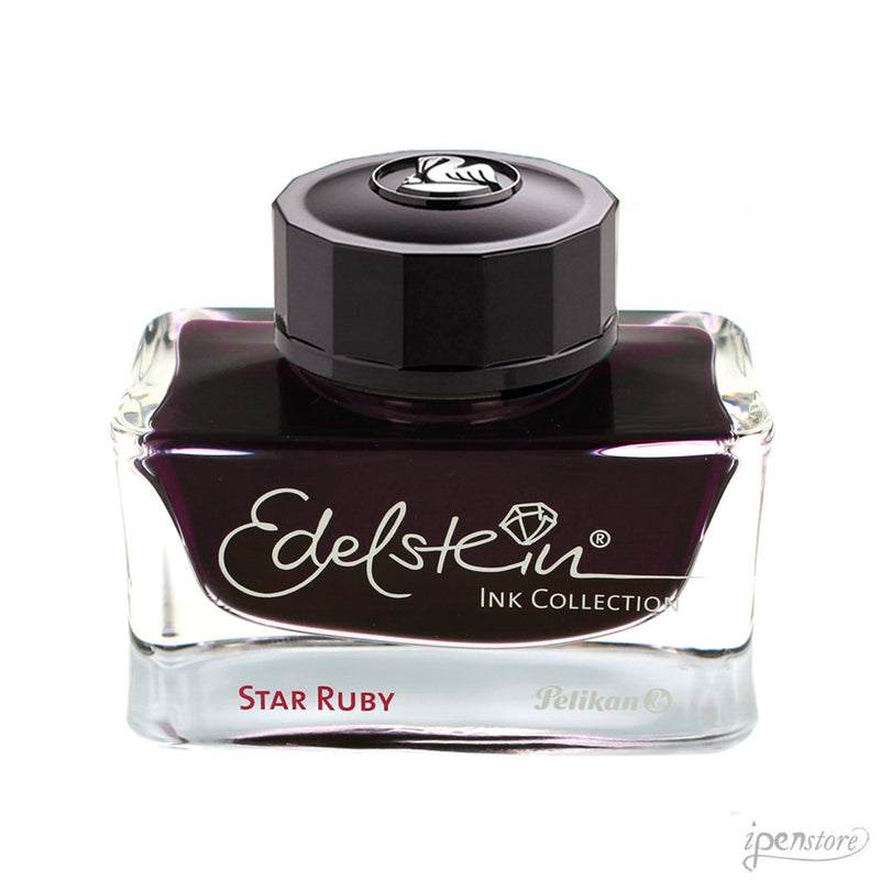 Pelikan Edelstein 50 ml Bottle Fountain Pen Ink, Star Ruby Red