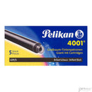 Pk/5 Pelikan 4001 Giant Fountain Pen Ink Cartridges