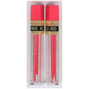 2 Tubes PENTEL Super Hi-Polymer Lead 0.5 mm RED