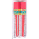 2 Tubes PENTEL Super Hi-Polymer Lead 0.7 mm RED