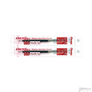 2 Pk Pentel LRN3-B EnerGel Refills, 0.3 mm X-Fine Needle Tip, Red