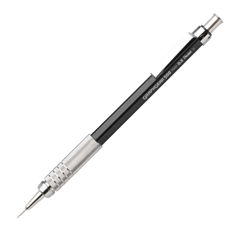 Pentel GraphGear 500 Mechanical Pencil, Black, 0.5 mm