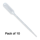 Pack of 10 Disposable Ink Transfer Pipettes, 3.5 ml