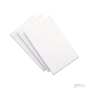 Pk/10 Rosetta Notes Pocket Notebook Blotting Cards, 3-3/8 x 5-1/2, Blank White - iPenStore