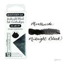 Pk/12 Monteverde Standard International Ink Cartridges, Midnight Black - iPenStore