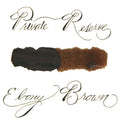 Pk/12 Private Reserve Fountain Pen Ink Cartridges, Ebony Brown - iPenStore