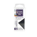Pk/12 Private Reserve Fountain Pen Ink Cartridges, Ebony Purple - iPenStore
