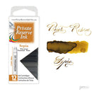 Pk/12 Private Reserve Fountain Pen Ink Cartridges, Sepia - iPenStore