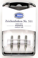 Pk/3 Brause Calligraphy Nibs,