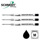 Pk/3 Schmidt Easy Flow 9000 Parker-style Ballpoint Refills, Black Medium - iPenStore