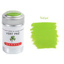 Pk/6 J. Herbin Fountain Pen Ink Cartridges, Vert Pre (Meadow Green) - iPenStore