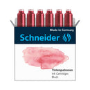 Pk/6 Schneider Pastel Fountain Pen Ink Cartridges, Blush - iPenStore