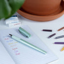 Pk/6 Schneider Pastel Fountain Pen Ink Cartridges, Lemon Cake - iPenStore