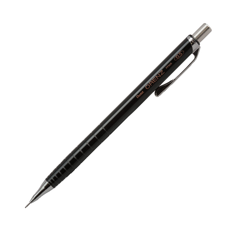 Pentel Orenz PP505A Super Sliding Sleeve Pencil, Black, 0.5 mm