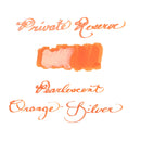 Private Reserve 60 ml Bottle Fountain Pen Ink, Pearlescent Orange-Silver