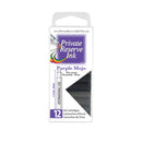 Pk/12 Private Reserve Fountain Pen Ink Cartridges, Purple Mojo