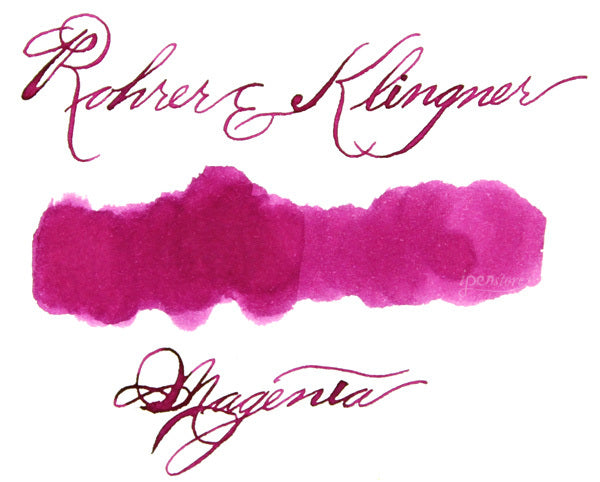 Rohrer & Klingner 50 ml Bottle Fountain Pen Ink, Magenta