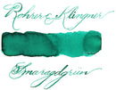 Rohrer & Klingner 50 ml Bottle Fountain Pen Ink, Smaragdgrun (Viridian Green)