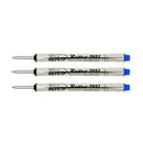 Pk/3 Retro 51 REF57P-B Capless Rollerball Refills for Tornado Pens, Blue