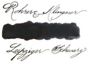 Rohrer & Klingner 50 ml Bottle Fountain Pen Ink, Leipziger Schwarz (Black) - iPenStore
