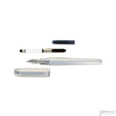 Rosetta Vulcan Fountain Pen, Monochromatic Matte Silver - iPenStore