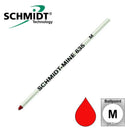 Schmidt 635 Mini Ballpoint Refill, D1, Red, Medium - iPenStore