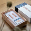 Schneider Callissima Calligraphy Fountain Pen Gift Set, Apricot, 3 Nibs - iPenStore