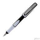 Schneider Ray Fountain Pen, Dark Blue with Light Grey Trim, Left Handed - iPenStore