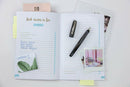 Schneider Ray Fountain Pen, Onyx with Grey Trim - iPenStore