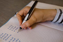 Schneider Ray Fountain Pen, White with Dark Grey Trim, Left Hand - iPenStore