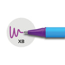 Schneider Slider Edge Triangular-Barrel Viscoglide Ballpoint Pen, VIolet XB - iPenStore