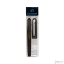 Schneider Ray Fountain Pen, Onyx with Grey Trim