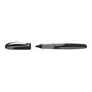 Schneider Ray Ink Cartridge Rollerball Pen, Onyx with Grey Trim