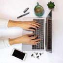 Schneider Ray Ink Cartridge Rollerball Pen, Onyx with Grey Trim