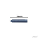 Pk/6 Schneider Fountain Pen Ink Cartridges, Blue