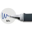 Schneider Ray Fountain Pen, White with Dark Grey Trim, Left Hand