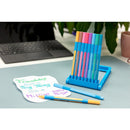 Set/8 Schneider Slider Edge Triangular-Barrel Viscoglide Ballpoint Pens, Pastel XB - iPenStore