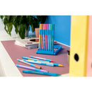 Set/8 Schneider Slider Edge Triangular-Barrel Viscoglide Ballpoint Pens, Pastel XB - iPenStore